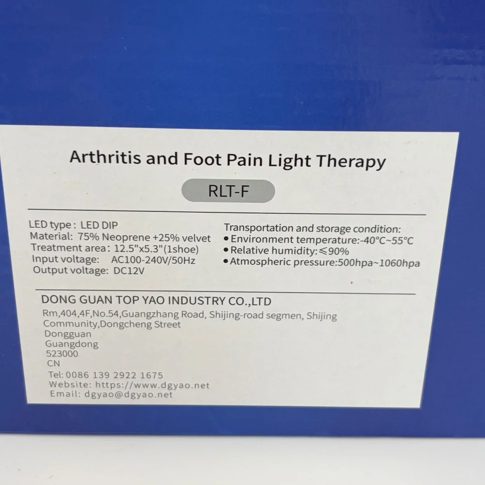Red Light & Near Infrared‎ Therapy SINGLE Slipper Pad Pain Relief Neuropathy NOB
